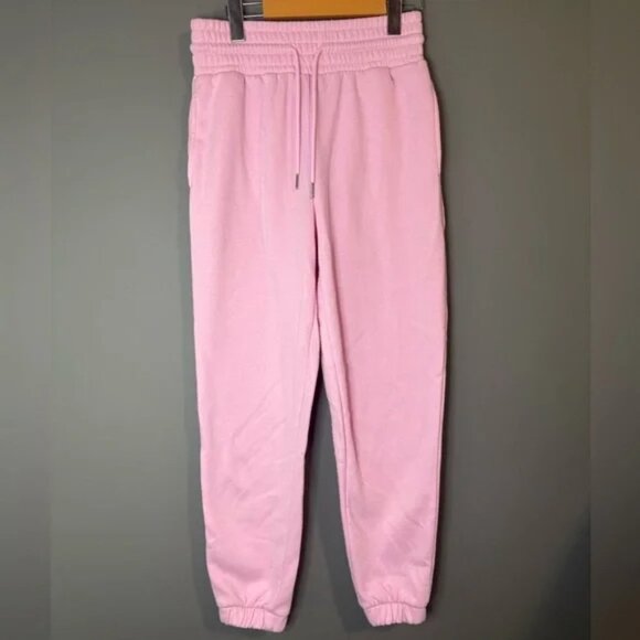 Forever 21 size small Women's baby Pink Jogger sweat Pants with Fitted cuff - Picture 2 of 8